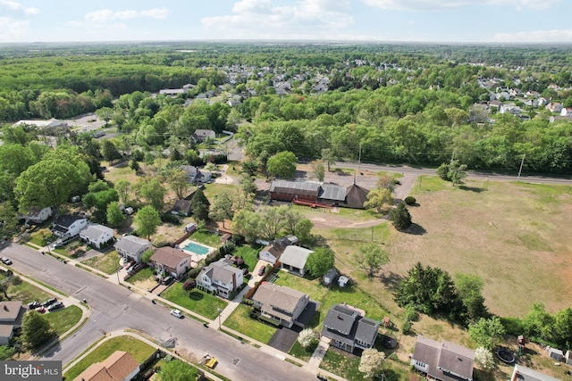 48 Evergreen Ln, Burlington, NJ 08016 - aerial view featuring a view of trees