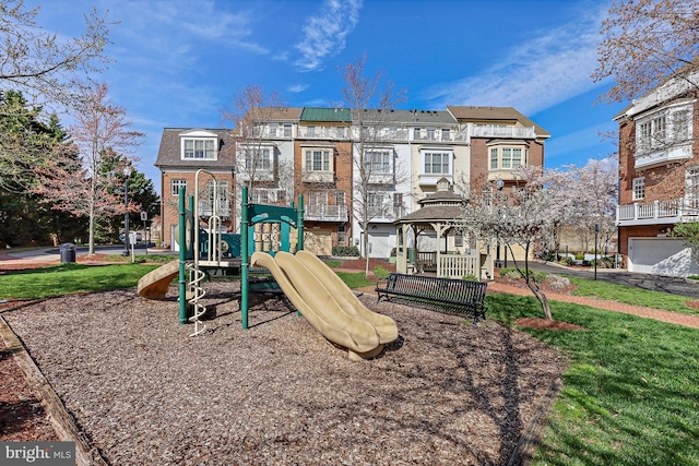 view of communal playground