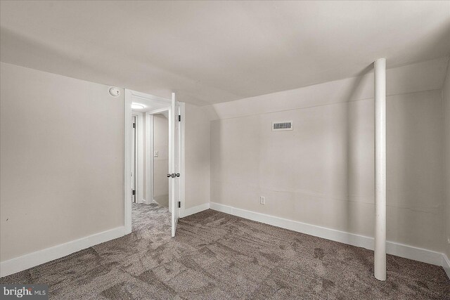 2708 Old Ocean City Rd, Salisbury, MD 21804 - below grade area with carpet flooring and baseboards