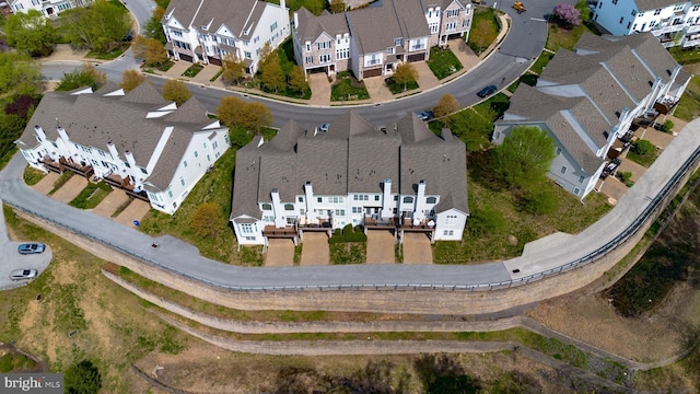 birds eye view of property featuring a residential view
