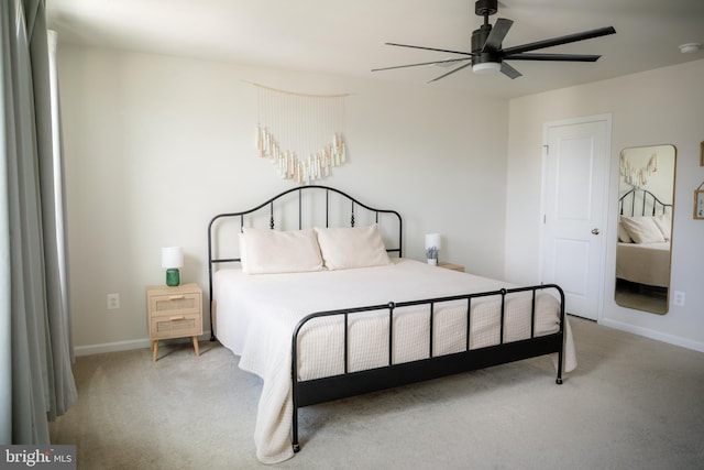 300 Coville St, Middletown, VA 22645 - carpeted bedroom with baseboards and ceiling fan with notable chandelier