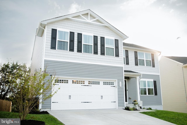 300 Coville St, Middletown, VA 22645 - view of front facade featuring a garage and concrete driveway