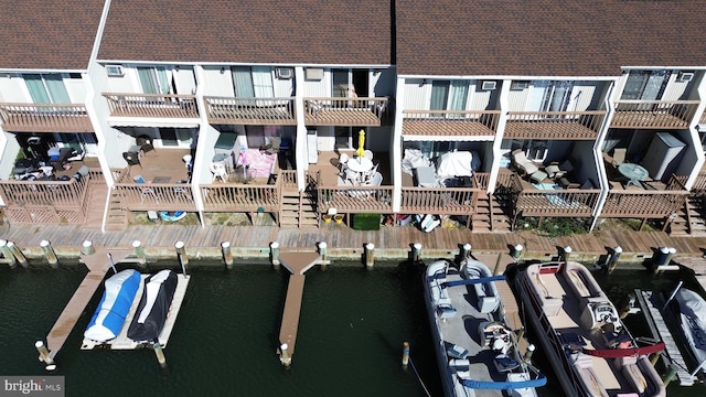 607 Osprey Rd Unit 4, Ocean City, MD 21842 - exterior space featuring a water view