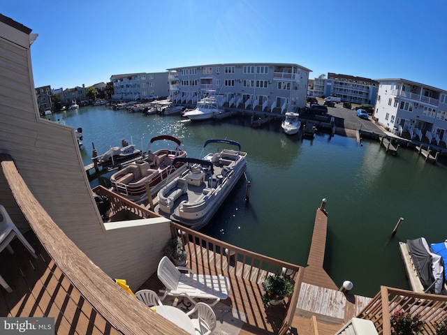 607 Osprey Rd Unit 4, Ocean City, MD 21842 - view of dock featuring a water view