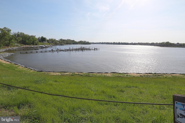 221 Arundel Rd, Pasadena, MD 21122 - water view with a boat dock