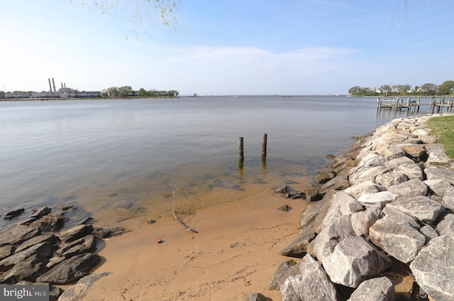 221 Arundel Rd, Pasadena, MD 21122 - water view with a dock