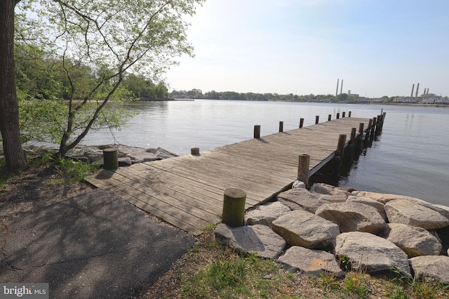 221 Arundel Rd, Pasadena, MD 21122 - dock area with a water view