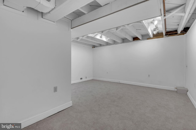 302 Maple Ln, Severna Park, MD 21146 - finished below grade area featuring carpet and baseboards