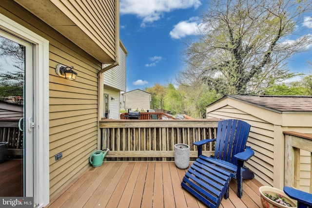 view of deck