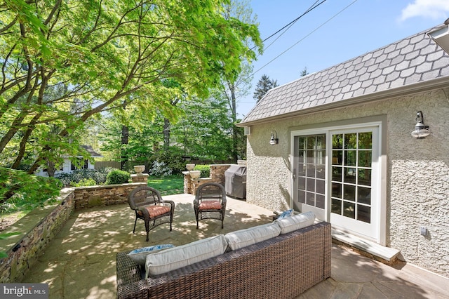 view of patio / terrace with outdoor lounge area