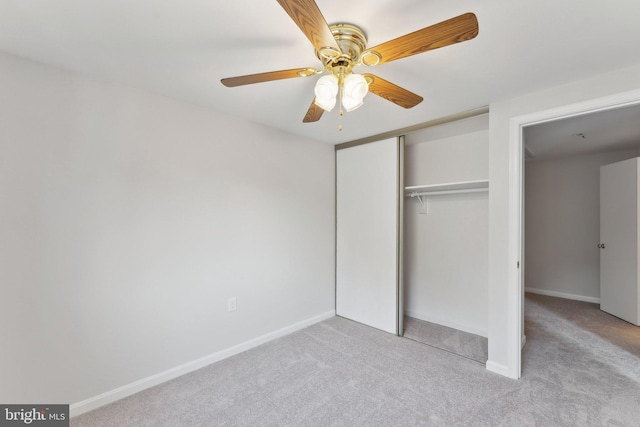 4411 Pembrook Village Dr Unit 101, Alexandria, VA 22309 - unfurnished bedroom with carpet floors, baseboards, and a closet