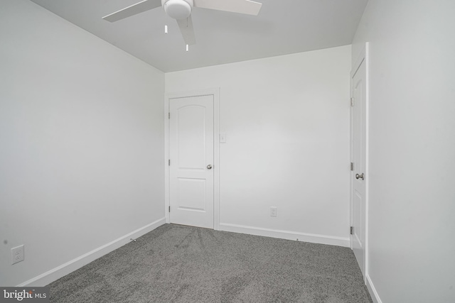 505 University Blvd, Wenonah, NJ 08090 - carpeted spare room featuring a ceiling fan and baseboards