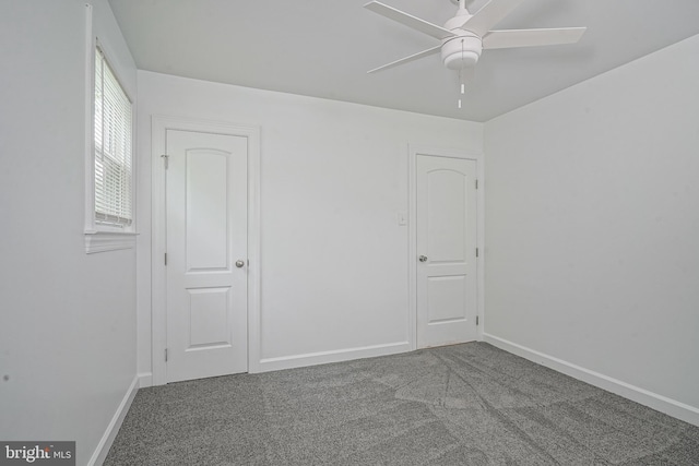 505 University Blvd, Wenonah, NJ 08090 - carpeted empty room featuring ceiling fan and baseboards