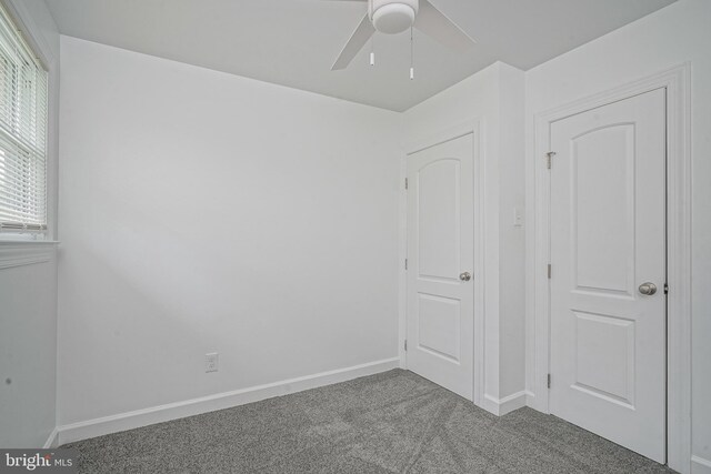 505 University Blvd, Wenonah, NJ 08090 - unfurnished bedroom featuring carpet, baseboards, and a ceiling fan