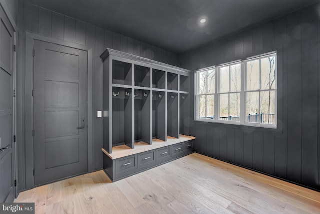 457 Brownsburg Rd W, Unit W, Newtown, PA 18940 - mudroom featuring light wood-type flooring and recessed lighting