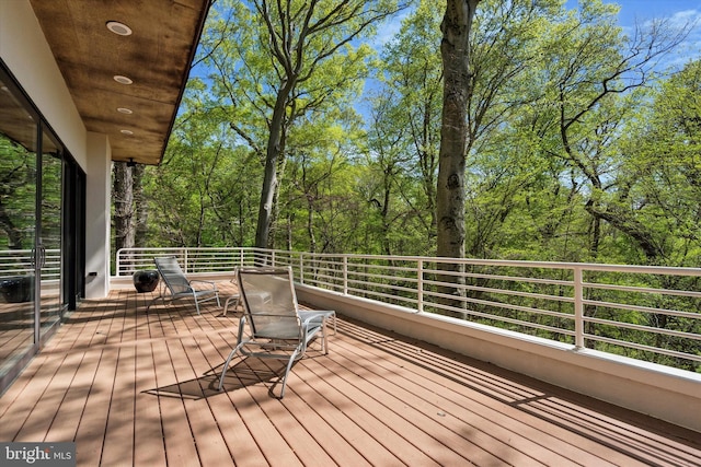 view of deck