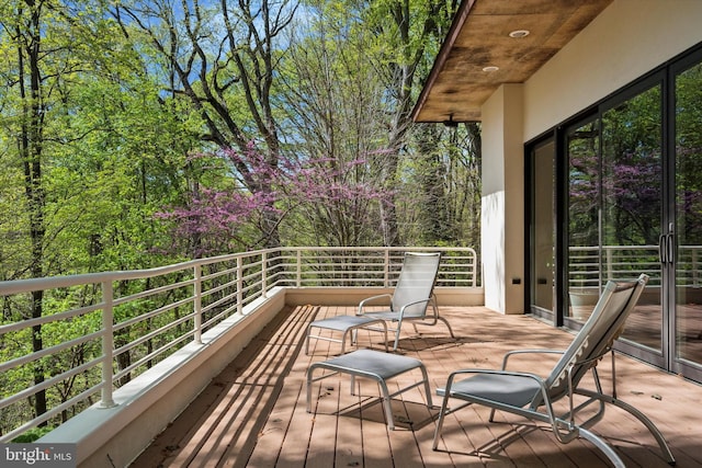 view of deck