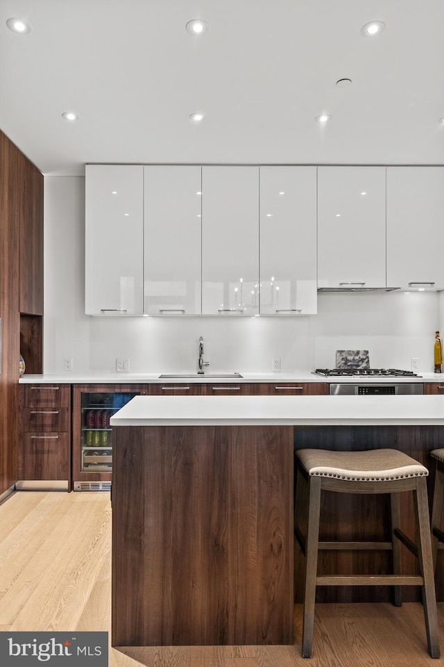 1650 Silver Hill Dr Unit 1706, Mclean, VA 22102 - kitchen featuring white cabinets, a sink, and modern cabinets