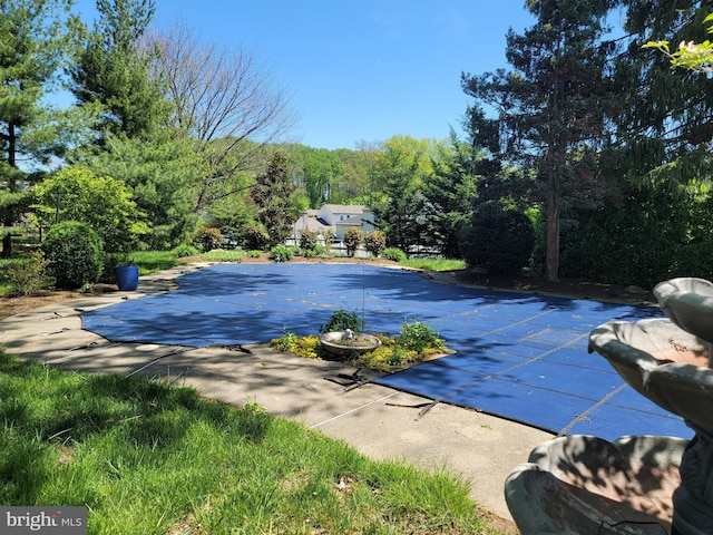 5895 Tibby Rd, Bensalem, PA 19020 - view of swimming pool featuring a patio and a covered pool