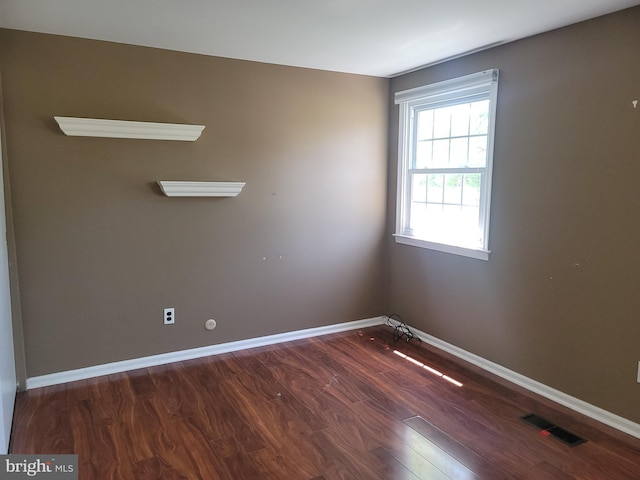 5895 Tibby Rd, Bensalem, PA 19020 - unfurnished room featuring wood finished floors and baseboards