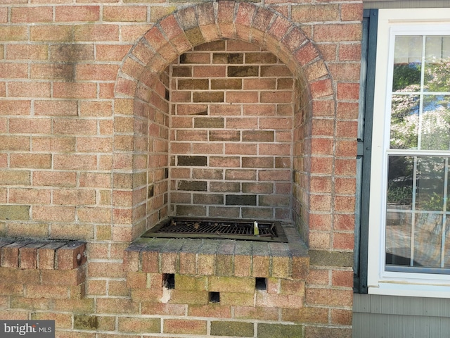 5895 Tibby Rd, Bensalem, PA 19020 - exterior view of brick siding
