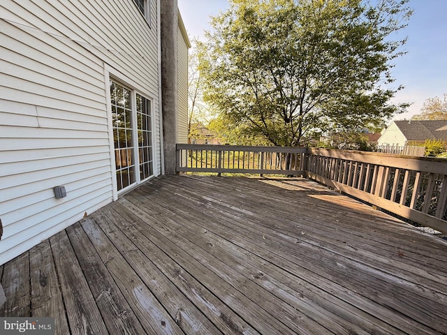 2218 Trenton Ave, Bristol, PA 19007 - view of wooden deck
