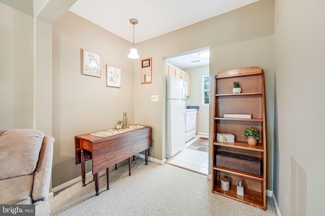 517 Bashford Ln Unit 5, Alexandria, VA 22314 - office area featuring baseboards and light colored carpet