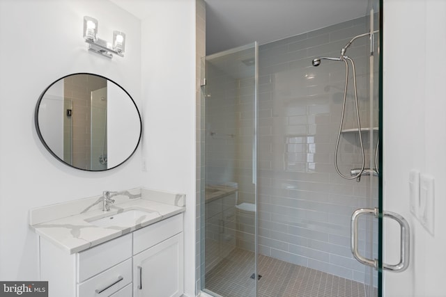1424 S 4th St, Philadelphia, PA 19147 - full bathroom featuring a stall shower and vanity