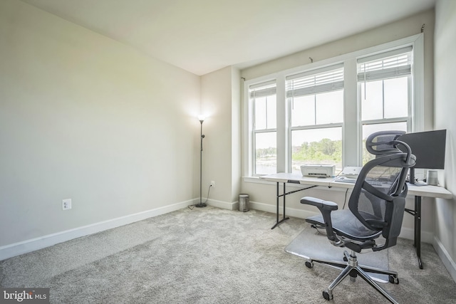 22528 Wilson View Ter, Ashburn, VA 20148 - office with baseboards and carpet flooring