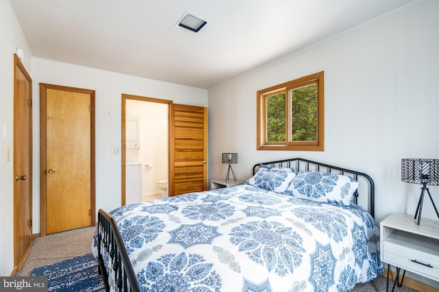 296 Mountainside Rd, Berkeley Springs, WV 25411 - carpeted bedroom with connected bathroom