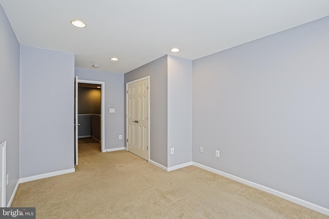 8004 Ink Berry Ct Unit D-3, Pasadena, MD 21122 - carpeted spare room featuring recessed lighting and baseboards
