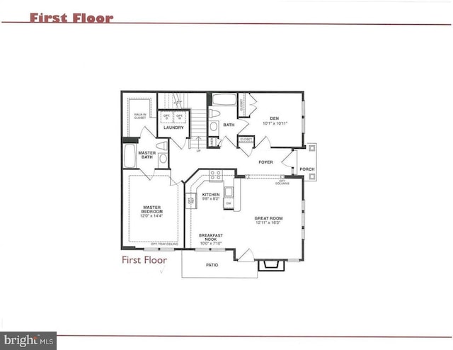 8004 Ink Berry Ct Unit D-3, Pasadena, MD 21122 - floor plan