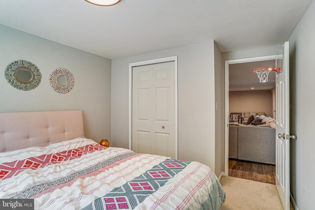 4001 Patricia St, Annandale, VA 22003 - carpeted bedroom with a closet