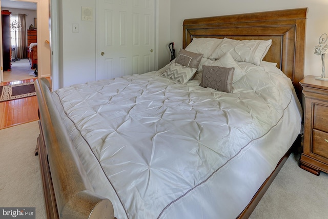bedroom featuring carpet floors