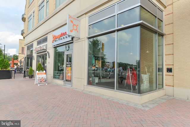 view of exterior entry