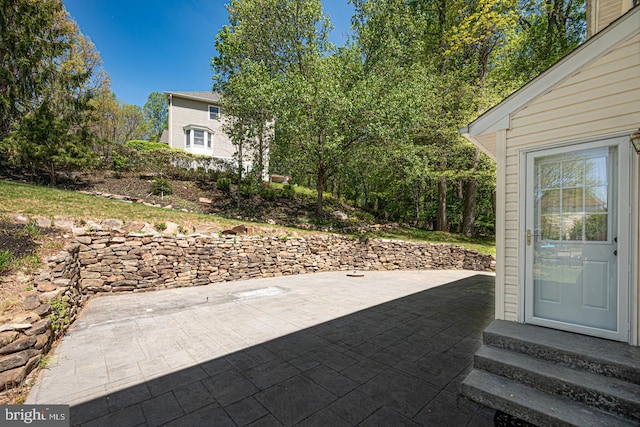 view of patio / terrace with entry steps