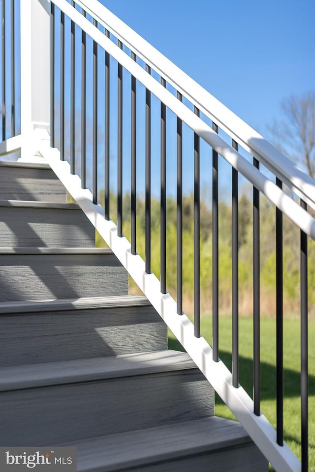 view of stairs