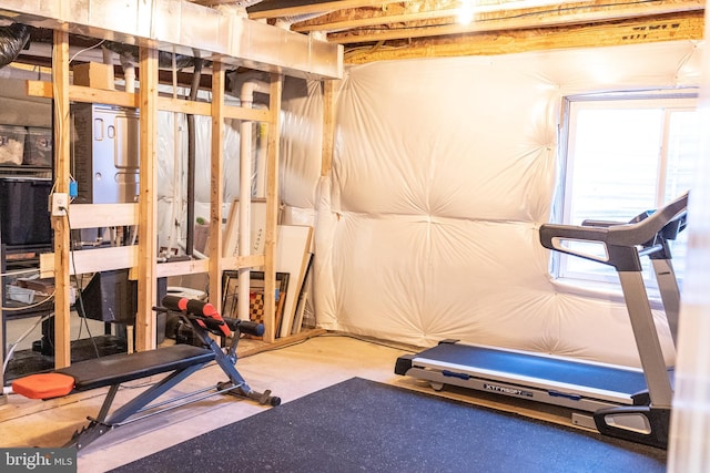 view of workout room