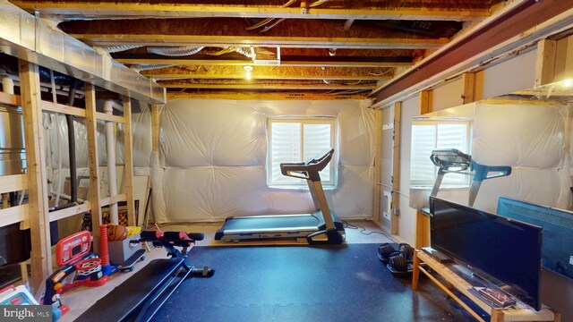 view of workout area
