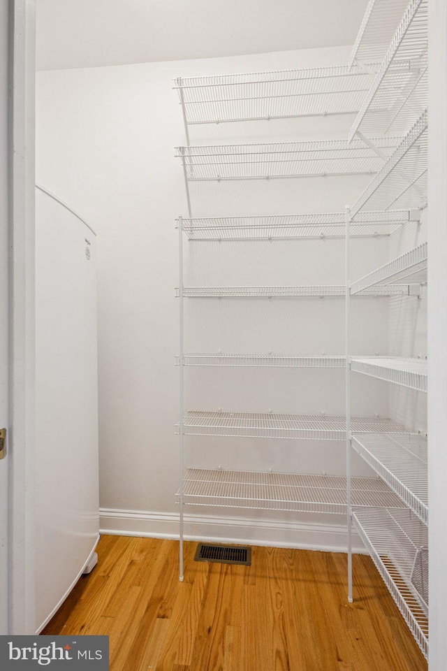 301 Gentle Breeze Cir, Fredericksburg, VA 22406 - walk in closet featuring wood finished floors