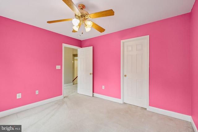 301 Gentle Breeze Cir, Fredericksburg, VA 22406 - unfurnished bedroom featuring carpet floors and a ceiling fan