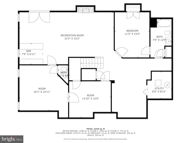301 Gentle Breeze Cir, Fredericksburg, VA 22406 - view of home floor plan