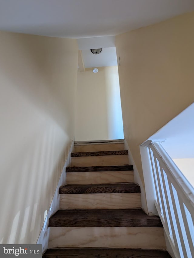 view of staircase