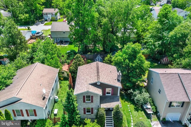 7707 W Dr, Glen Burnie, MD 21060 - aerial perspective of suburban area
