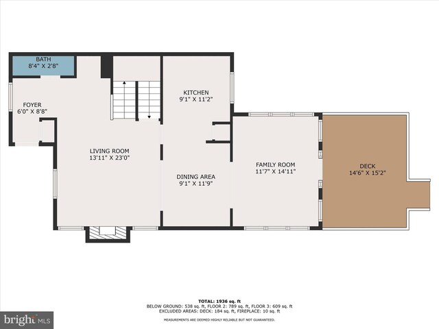 7707 W Dr, Glen Burnie, MD 21060 - property floor plan