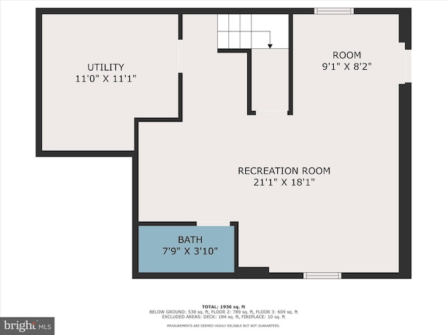 7707 W Dr, Glen Burnie, MD 21060 - floor plan / room layout