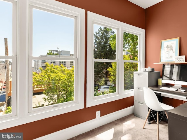 view of office space