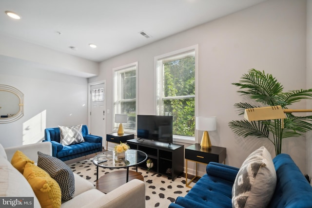 2416 Lenfant Sq SE, Washington, DC 20020 - living room with visible vents and recessed lighting