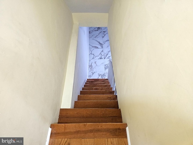 view of staircase