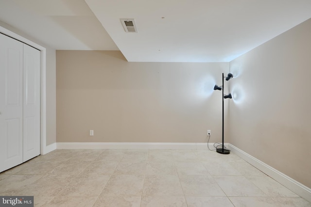 4255 Darleigh Rd, Baltimore, MD 21236 - unfurnished bedroom featuring baseboards, light tile patterned flooring, and a closet